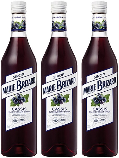 마리브리자드 블랙커런트 시럽, 700ml, 3개