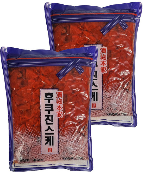 토호식품 후쿠진스케, 2개, 1kg