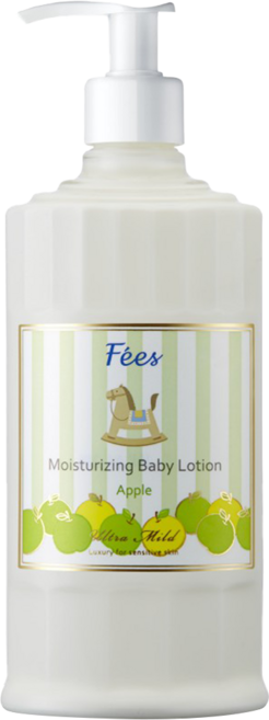 Fees BEBE 嬰兒滋潤保濕乳液 蘋果香, 300ml, 1瓶