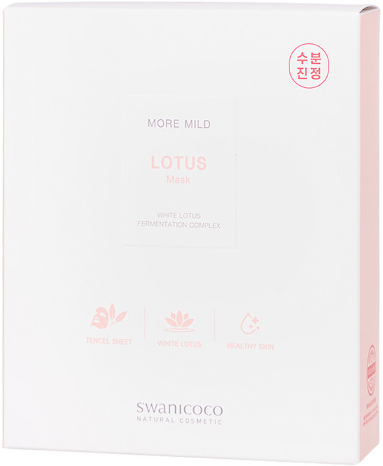 스와니코코 더순한 연꽃 마스크팩 250g, 1개, 10개입