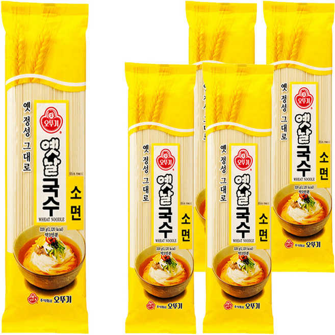 오뚜기옛날 국수 소면, 320g, 5개