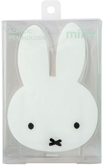 STUDIO EIGHT Miffy 臉部造型壓克力筆筒, 1個, 混合色