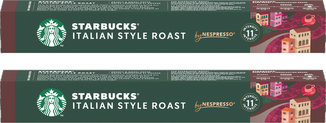 스타벅스 이탈리안 로스트 by 네스프레소 캡슐커피, 5.6g, 10개입, 2개