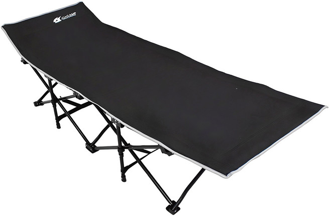 조아캠프 고강도 접이식 야전침대, 블랙
