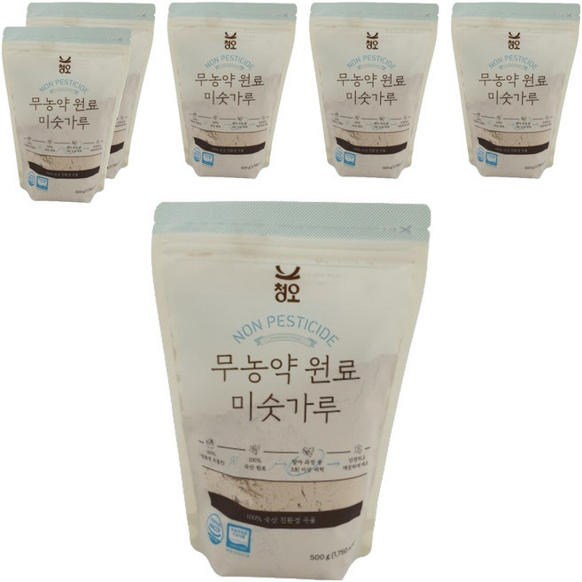 청오건강 미숫가루, 500g, 6개