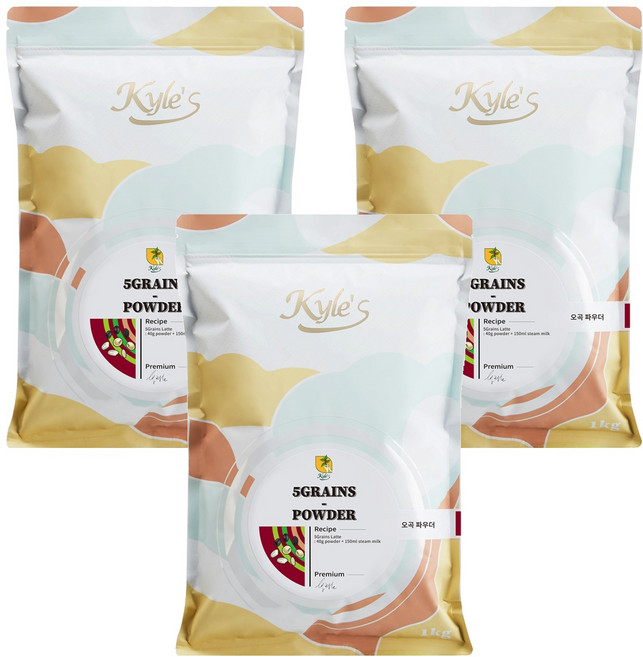 카일스 오곡파우더, 1kg, 3개, 1kg, 1개입