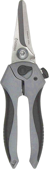 GORILLA 紳士質人手工具 8吋省力耐用不鏽鋼多功能剪刀, 1支