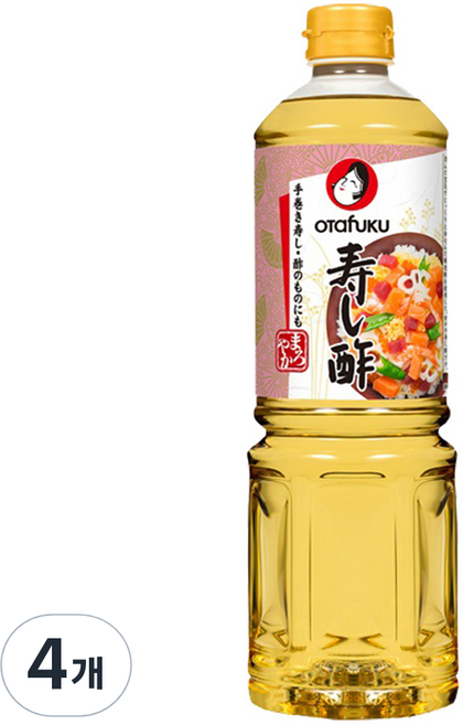 오타후쿠 스시스 초밥용 식초, 1L, 4개