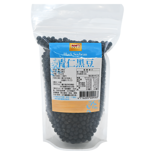 茂喜食品 青仁黑豆, 400g, 1包