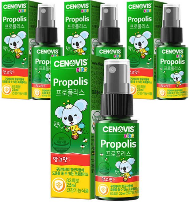 세노비스 키즈 프로폴리스 스프레이, 25ml, 4개
