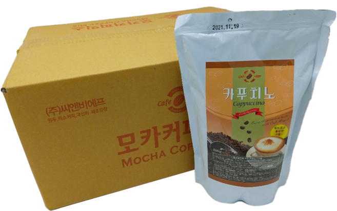 씨앤비에프 카푸치노 커피믹스, 800g, 12개, 1개입