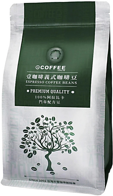eCOFFEE 壹咖啡 義式綜合咖啡豆, 咖啡豆(無研磨), 454g, 1包