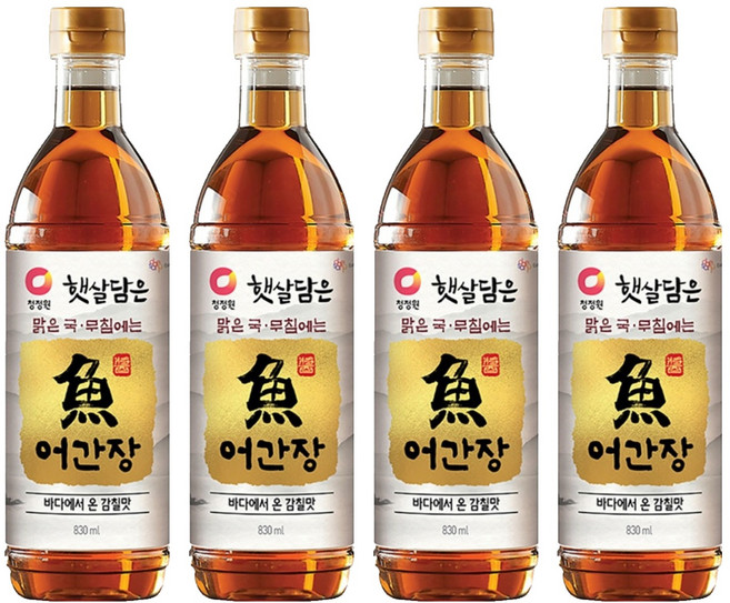 清淨園 Hatdam 魚露, 4個, 830ml