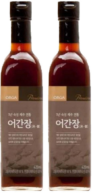 올가홀푸드 제주전통 어간장, 420ml, 2개