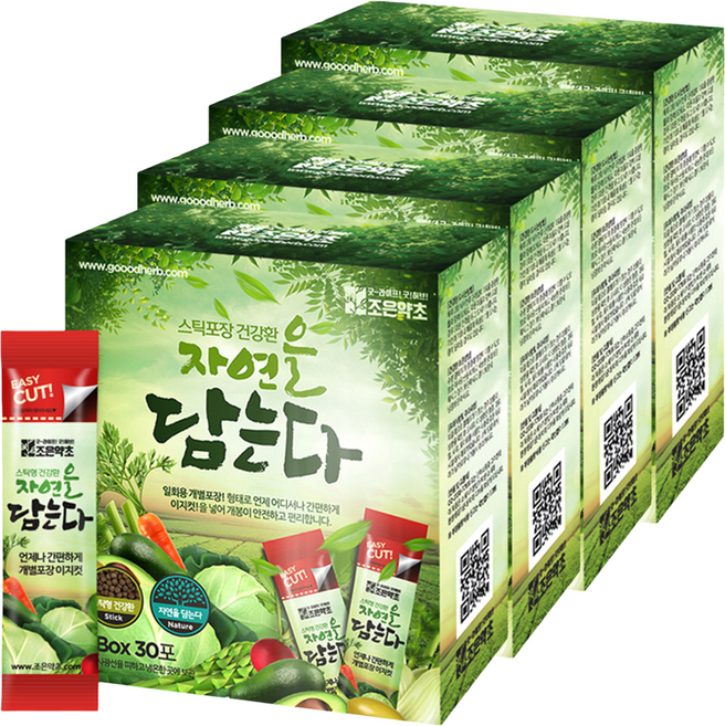 조은약초 자연을 담는다 스틱형 개다래환, 90g, 4개
