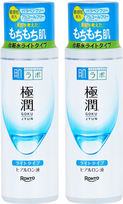 HADALABO 肌研 極潤 保濕化妝水 清爽型, 170ml, 2瓶