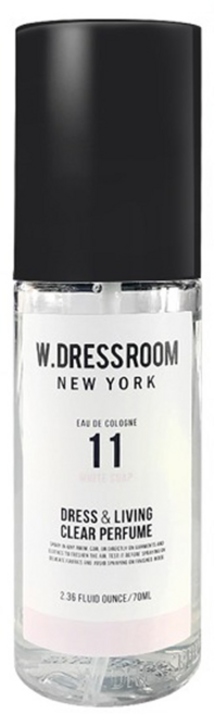 W.DRESSROOM 多麗絲 衣物居家香氛噴霧, No.11 White Soap, 70ml, 1瓶