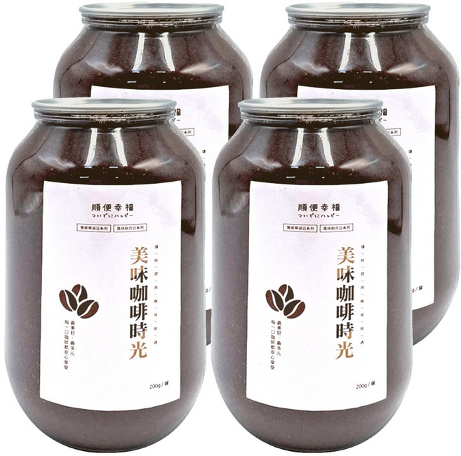 順便幸福 典藏咖啡粉 曼特寧, 咖啡粉, 200g, 4罐