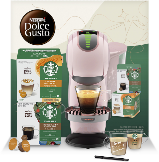 돌체구스토 지니오S 캡슐 커피머신 스타벅스 앳홈 팩, 1024, 쉐어모카