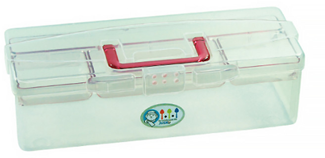 JUSKU 佳斯捷 百貨King 美術家收納箱 收納盒 置物盒 工具箱 顏色隨機, 1個