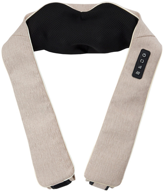 FUJI 按摩椅 無線肩頸揉捏按摩器 FG-510 1.6kg, 褐色