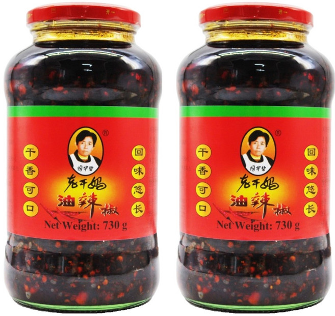 라오깐마 라조장 고추소스, 730g, 2개