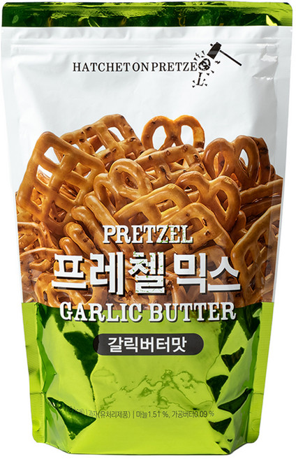 헤치트온프레첼 프레첼 믹스 갈릭버터맛, 800g, 1개