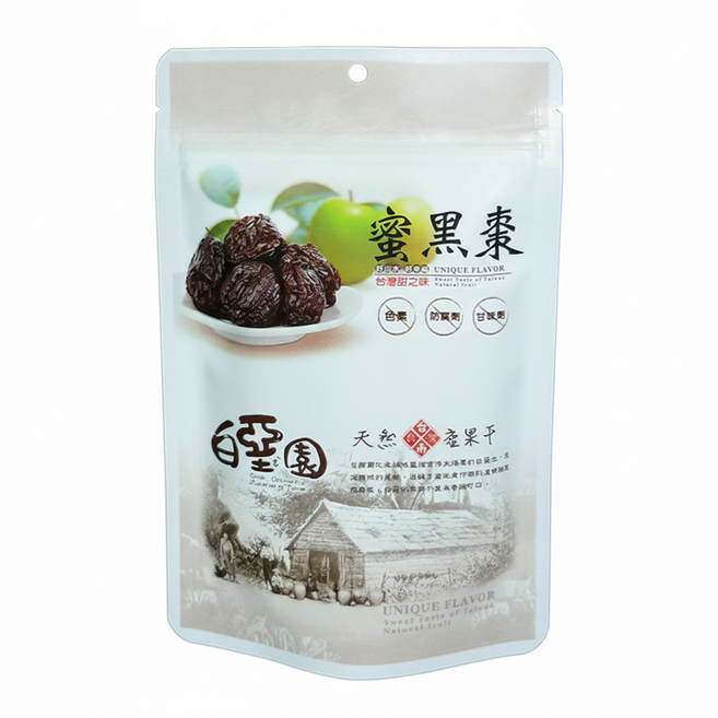 白堊園 蜜黑棗, 200g, 1包