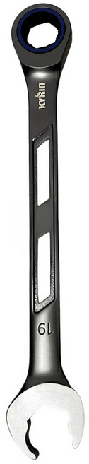 KYRIN 麒麟工具 120齒快速平型棘輪梅開板手 KLR-19 19mm, 1支
