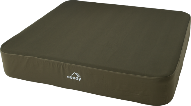 COODY 캠핑용 휴대용 에어매트 에어블럭, 카키