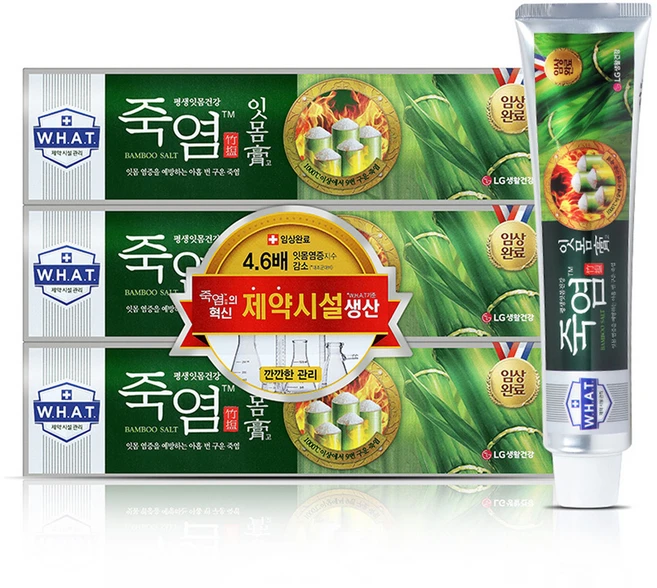 죽염 잇몸고 치약, 120g, 3개 - 쿠팡