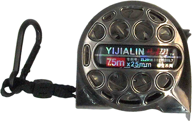Yijialin 不鏽鋼防水捲尺 7.5m x 25mm, 1個