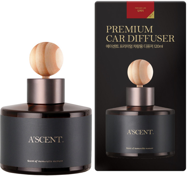 에이센트 차량용 디퓨저 세트, 딥체리, 1개