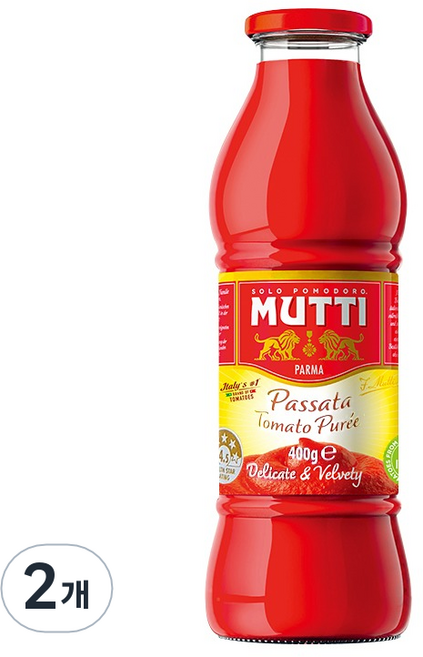 무티 토마토 퓨레 소스, 400g, 2개