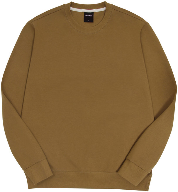 옥스타 남녀공용 프리미엄 무지 특양면 맨투맨 9SSP001