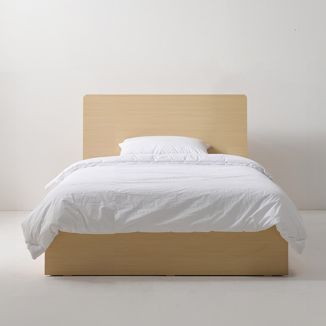 도모디자인 베이직스 헤드형 침대 프레임 단품 방문설치, 우드