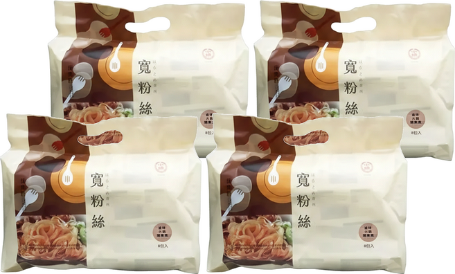 中農粉絲 寬粉絲 快煮包, 280g, 4袋