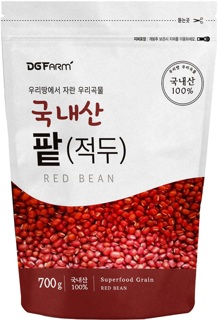 건강한밥상 국산 적두 팥, 700g, 1개