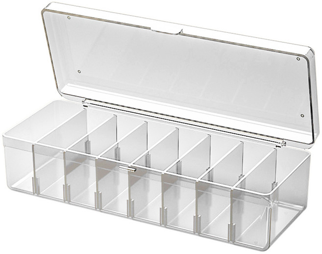 코히모 아크릴 포카 탑로더 악세사리 수납함 4W112, 투명