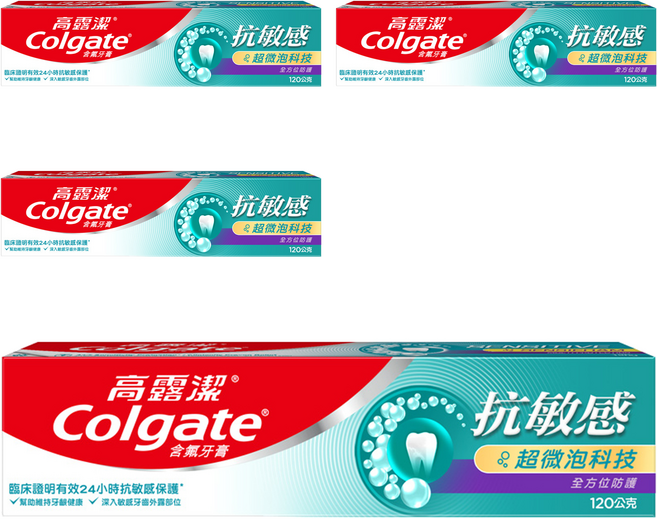 Colgate 高露潔 抗敏感超微泡全方位防護牙膏