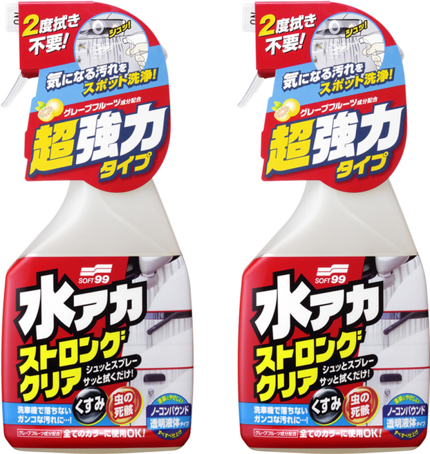 SOFT99 水垢清潔劑 強效型, 500ml, 2瓶