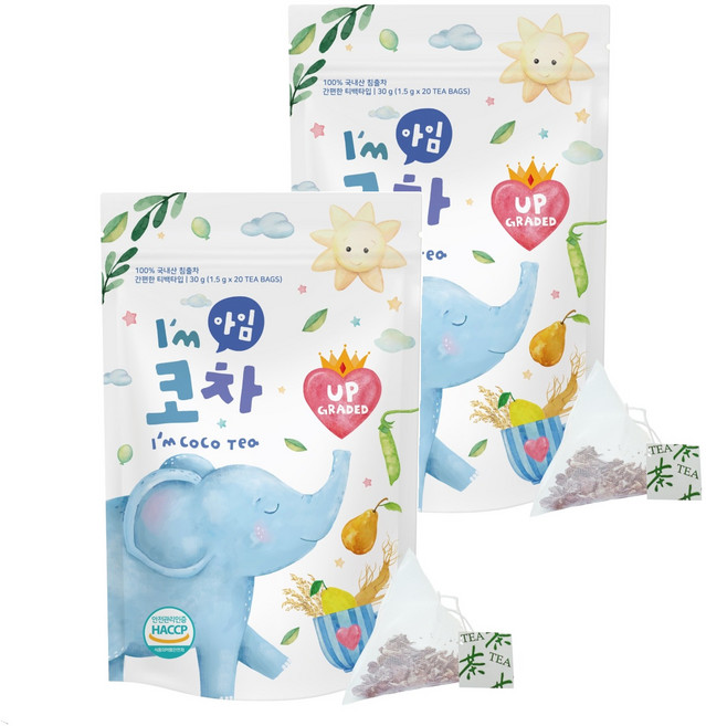 코리인제이아일랜드 배도라지 작두콩 아임코차 1.5g x 20p, 2개