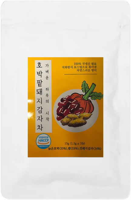 호박팥돼지감자차, 1.5g, 1개, 10개입