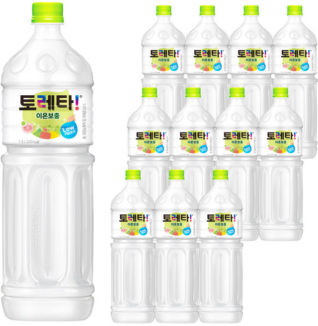 토레타 이온음료, 1.5L, 12개