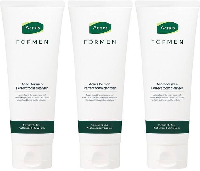 아크네스 포맨 퍼펙트 폼 클렌저, 150ml, 3개