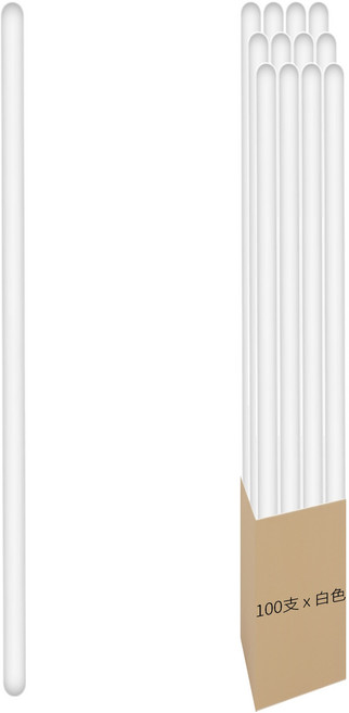 多彩螢光棒 一套100支 長度20CM 寬0.5CM, 白色, 1組