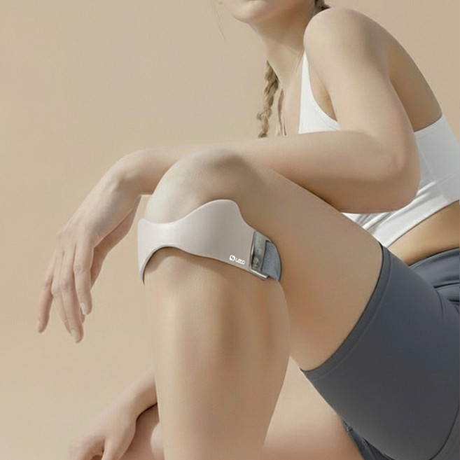 레토 실리콘 연골 슬개건 무릎보호대 LSL-PB12, 1개, 그레이