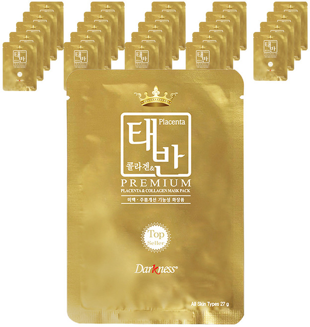 다크니스 태반 콜라겐 마스크팩, 1개입, 50개