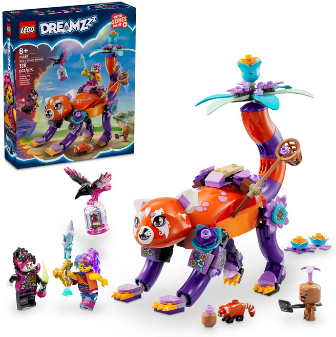 LEGO 71481 伊茲的夢中動物, 1盒, 灰白色