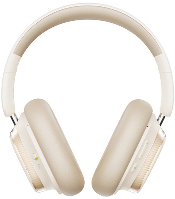 베이스어스 노이즈캔슬링 120시간 블루투스 5.4 무선 헤드셋, Bowie H1s -46dB, 화이트